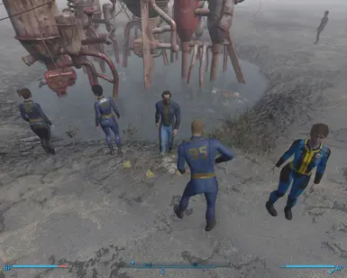 MK II More Defined Shiny and Vault Tec Suits