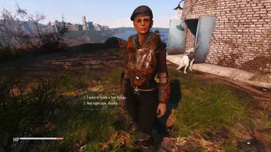 In the background sporting fadingsignals K9 armor