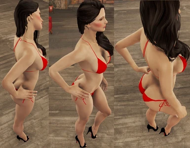 Female Sexy Sitting And Standing Animation Replacer