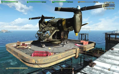 Castle Private Vertibird Helipad with chilling spots for the Pilot :)