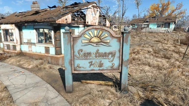 Cleaned up Sanctuary sign