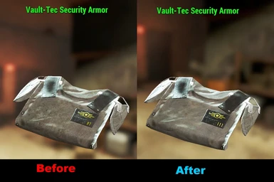 Clean Vault-Tec Security Armor BA