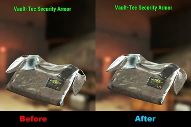 Dirty Vault-Tec Security Armor BA