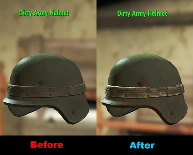 Dirty Army Helmet BA
