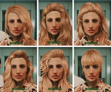 Annalisa with assorted Commonwealth Cuts Hairstyles