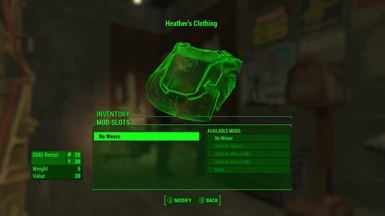 Heatherv2 Craftable and Upgradable Clothing
