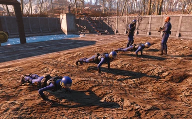 Vault Tec Training Facility - physical excercise