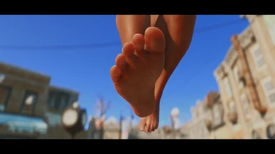 Sunny day feet