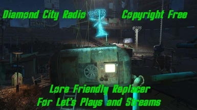 Copyright Free Diamond City Radio Replacer for Let's Plays and Streams