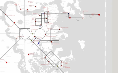 Terminal map 1 - tunnel network