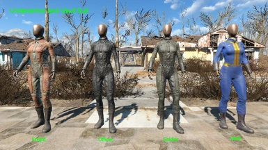 Jill's Armored Infantry of the Fusion Age - Skinsuit Edition - BoS Underarmor and Vault Suits with Prototypes