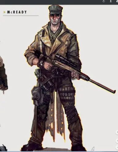 MacCready Official Concept Art - property of Bethesda