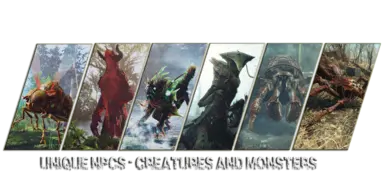 Unique NPCs - Creatures and Monsters of the Commonwealth