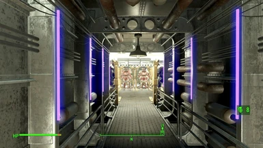 Mid Deck Hallway to the Power Armor Center