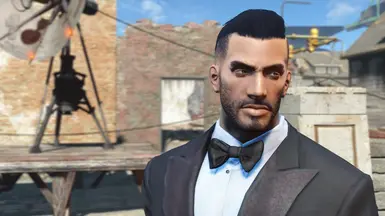 In a tux