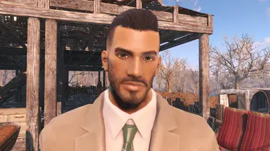 Close up in game front view