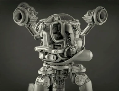 Mr Handy Guts - from Art of Fo4 robots concept art