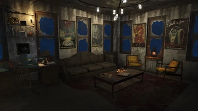 Player home at night