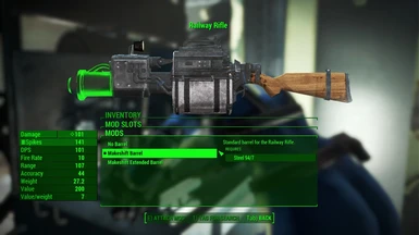 fallout 4 legendary railway rifle