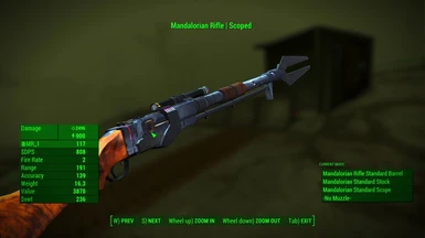 Mandalorian Rifle In Game