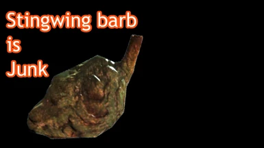 Stingwing barb is Junk