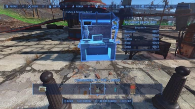 The Reloading Bench is where you craft ammo weapons fusion cores and explosives