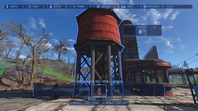 Water towers supply water to your settlement