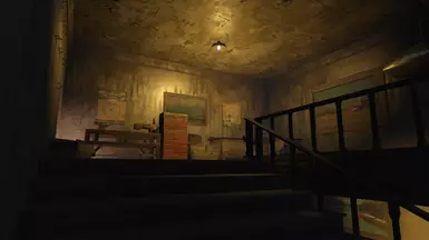 Going up stairs