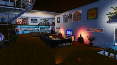 Living room kitchen Area