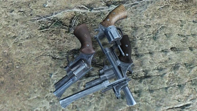 Western revolver - pistol grip retexture (Nuka World)