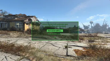 Config menu
