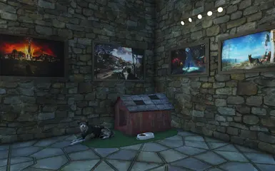 Dogmeat by his house