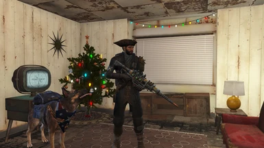 General Nate and Dogmeat Christmas