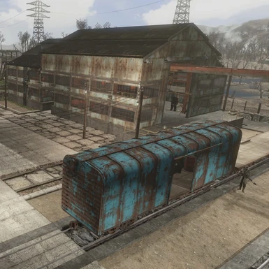 Railyard and warehouse in Sanctuary 