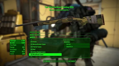Camo hunting rifle is glorious, but appears to have a seam in the texture