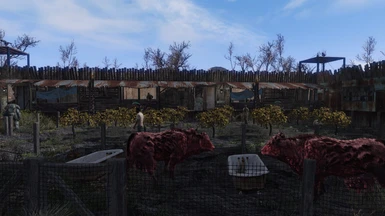 Crops, Livestock, Repaired and new wired fencing, and Market Exterior