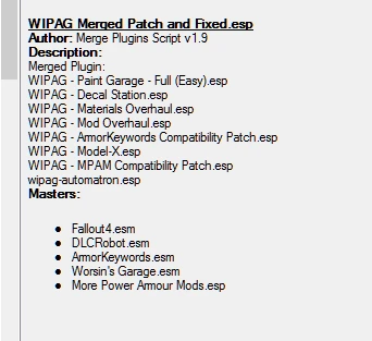 Merged Patch Details For Worsin Garage