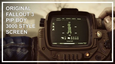 Texture - Original Fallout 3 Pip Boy 3000 Style Screen by cw