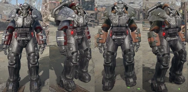 Standalone X 01 Brotherhood Of Steel Power Armor Paint Set All Ranks At Fallout 4 Nexus Mods And Community