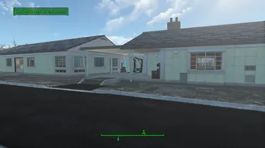 Large Clinic on left, workshop house on right