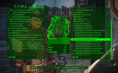 Daisy in Goodneighboor selling highly modded Marine Armor
