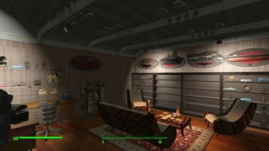 Library - after decorated in game