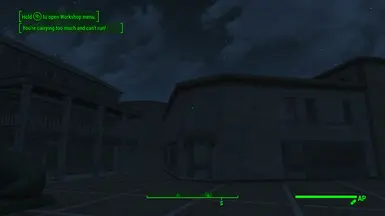 The Bar/Restaurant/hotel building and 2 of the stores