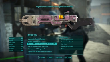 I-Rifle w/ Brackets Sight - Pink Paint