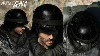 Multicam Black Army Helmet