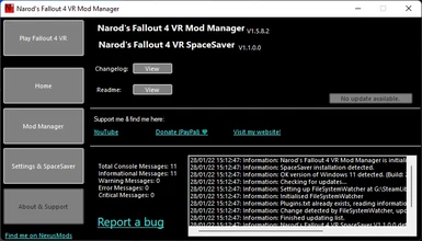 Narod's Fallout 4 VR Mod Manager - v2.0.1.2 BETA at 4 Mods and community