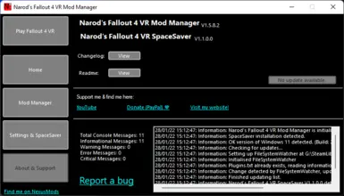 Narod's Fallout 4 VR Mod Manager - v2.0.1.2 BETA at 4 Mods and community