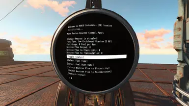 Reactor Control Terminal