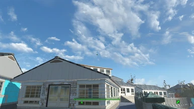 4 Stores/buildings - view from entrance