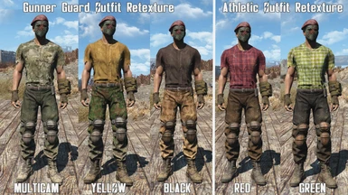 Athletic Outfit and Gunner Guard Outfit ReTexture
